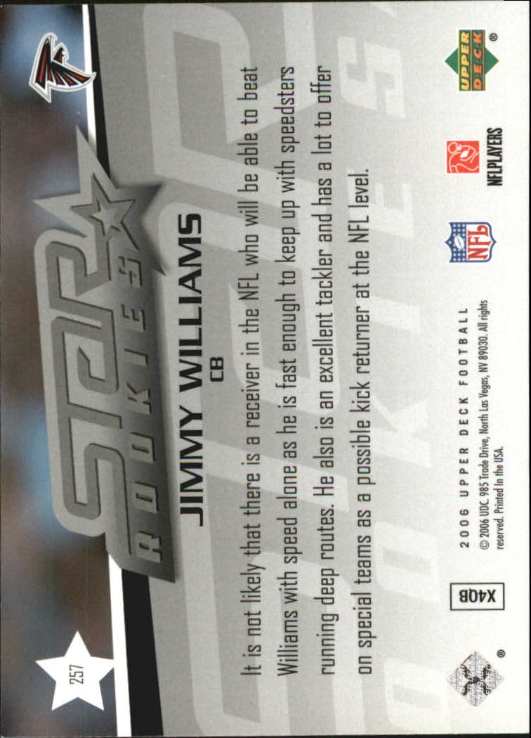 A2099- 2006 Upper Deck FB Card #s 201-275 +Inserts -You Pick- 15+ FREE US SHIP - Picture 251 of 396