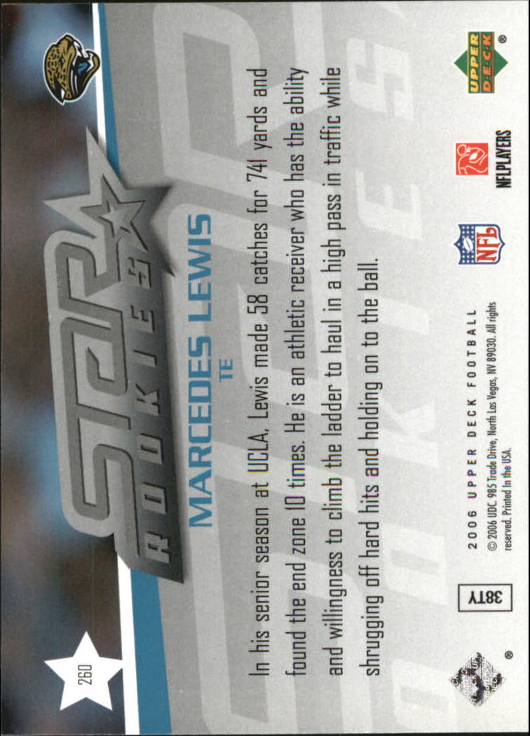 A2099- 2006 Upper Deck FB Card #s 201-275 +Inserts -You Pick- 15+ FREE US SHIP - Picture 255 of 396
