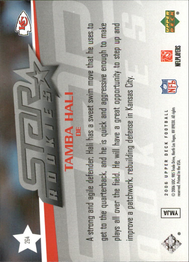 A2099- 2006 Upper Deck FB Card #s 201-275 +Inserts -You Pick- 15+ FREE US SHIP - Picture 263 of 396
