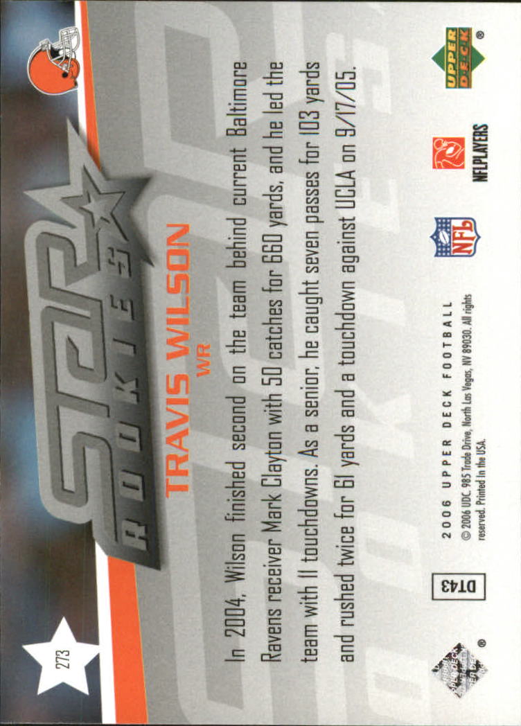 A2099- 2006 Upper Deck FB Card #s 201-275 +Inserts -You Pick- 15+ FREE US SHIP - Picture 277 of 396