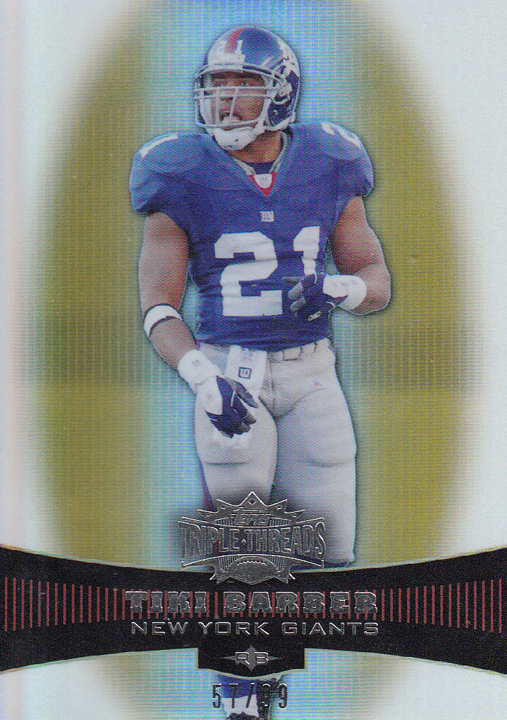 Buy Tiki Barber Cards Online  Tiki Barber Football Price Guide - Beckett