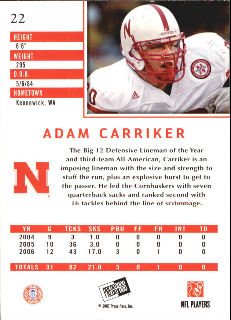 2007 Press Pass SE Football Cards - Picture 7 of 33