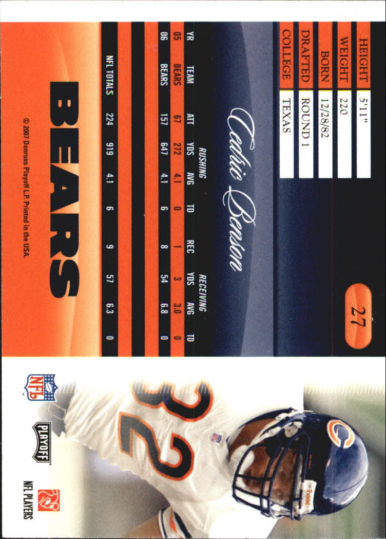 A2071- 2007 Playoff Prestige FB #s 1-250 +Rookies -You Pick- 15+ FREE US SHIP - Picture 7 of 471