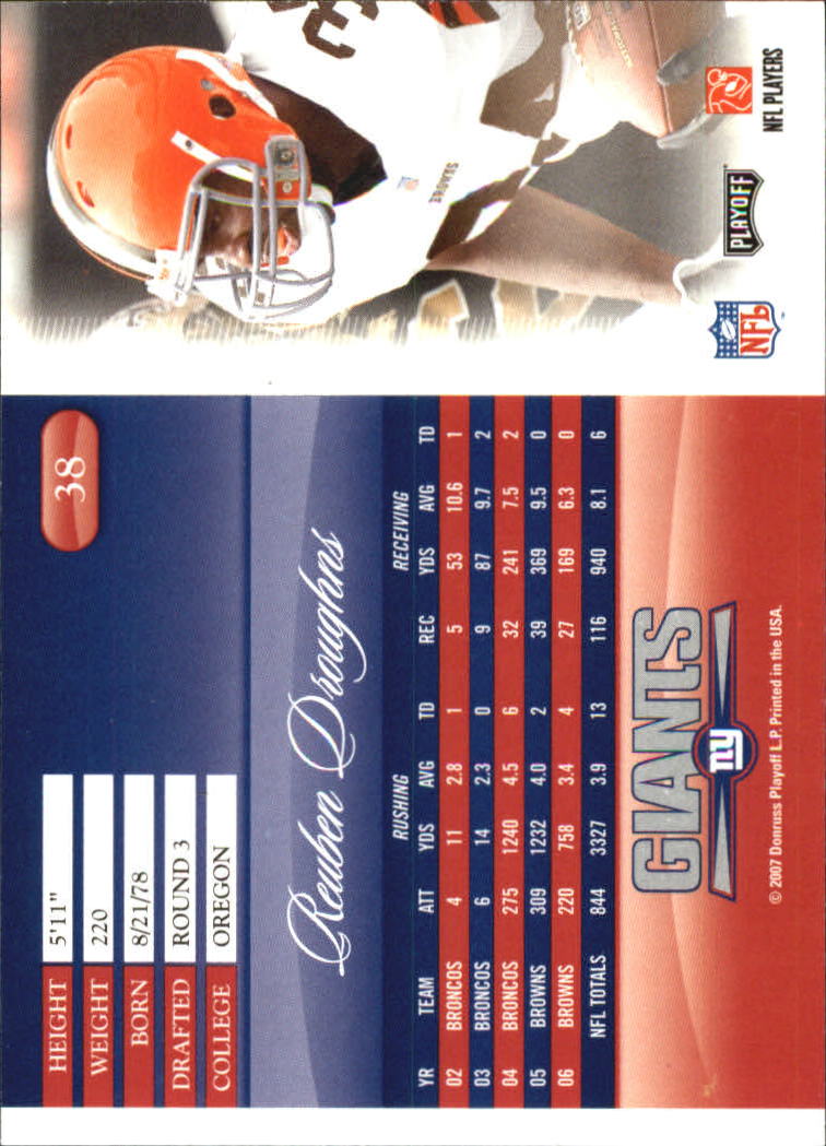 A2071- 2007 Playoff Prestige FB #s 1-250 +Rookies -You Pick- 15+ FREE US SHIP - Picture 187 of 471
