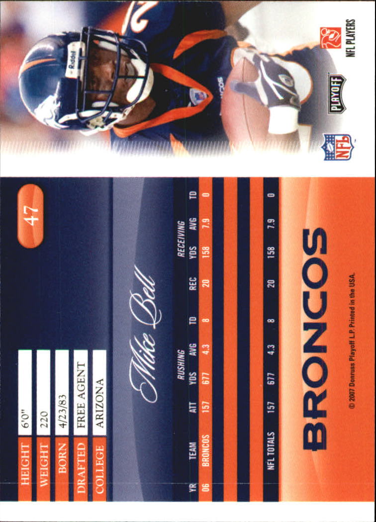 A2071- 2007 Playoff Prestige FB #s 1-250 +Rookies -You Pick- 15+ FREE US SHIP - Picture 239 of 471