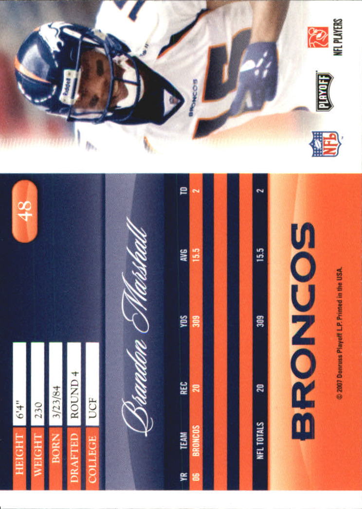 A2071- 2007 Playoff Prestige FB #s 1-250 +Rookies -You Pick- 15+ FREE US SHIP - Picture 261 of 471
