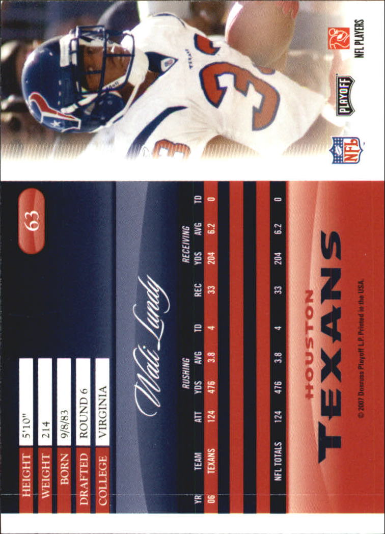 A2071- 2007 Playoff Prestige FB #s 1-250 +Rookies -You Pick- 15+ FREE US SHIP - Picture 141 of 471