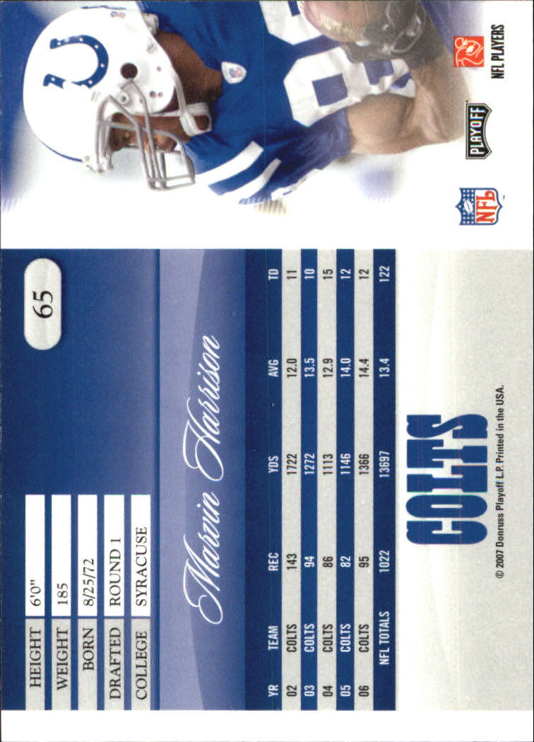 A2071- 2007 Playoff Prestige FB #s 1-250 +Rookies -You Pick- 15+ FREE US SHIP - Picture 189 of 471
