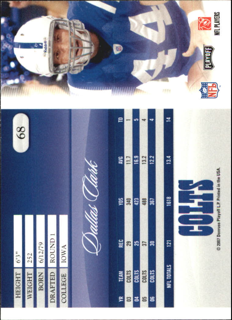 A2071- 2007 Playoff Prestige FB #s 1-250 +Rookies -You Pick- 15+ FREE US SHIP - Picture 231 of 471