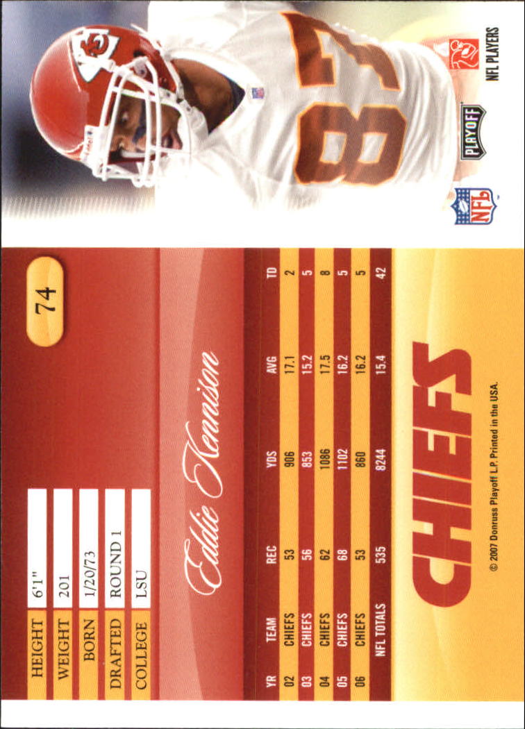 A2071- 2007 Playoff Prestige FB #s 1-250 +Rookies -You Pick- 15+ FREE US SHIP - Picture 153 of 471