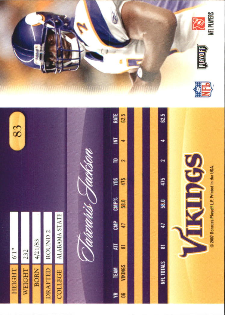 A2071- 2007 Playoff Prestige FB #s 1-250 +Rookies -You Pick- 15+ FREE US SHIP - Picture 95 of 471