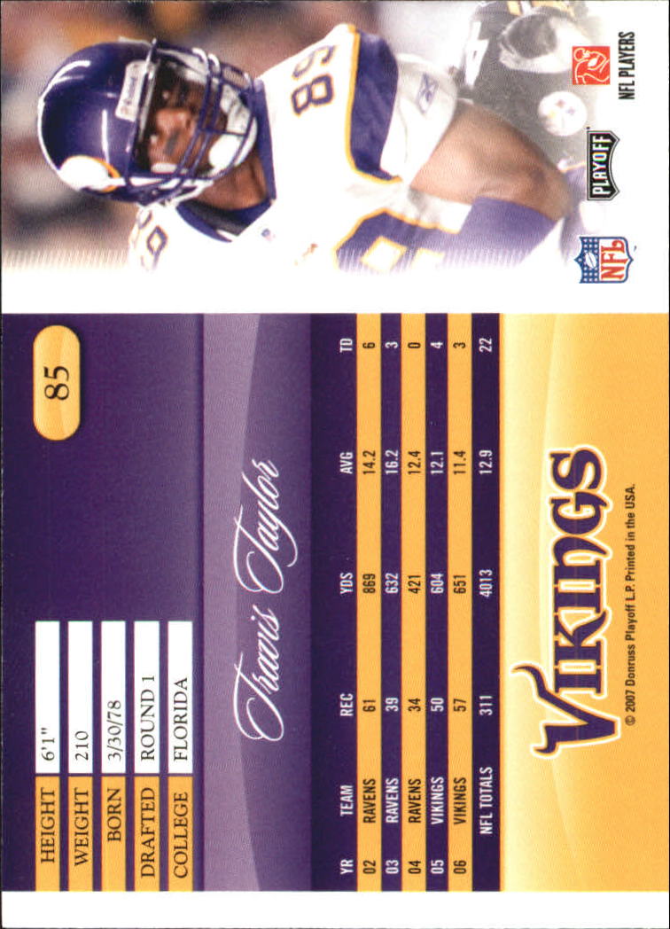 A2071- 2007 Playoff Prestige FB #s 1-250 +Rookies -You Pick- 15+ FREE US SHIP - Picture 163 of 471