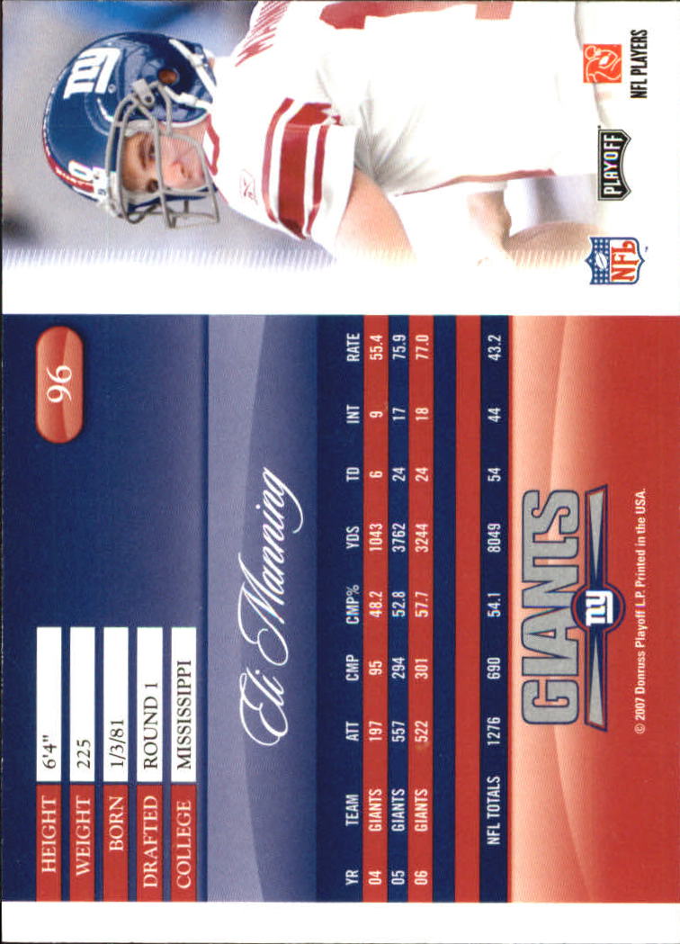 A2071- 2007 Playoff Prestige FB #s 1-250 +Rookies -You Pick- 15+ FREE US SHIP - Picture 259 of 471