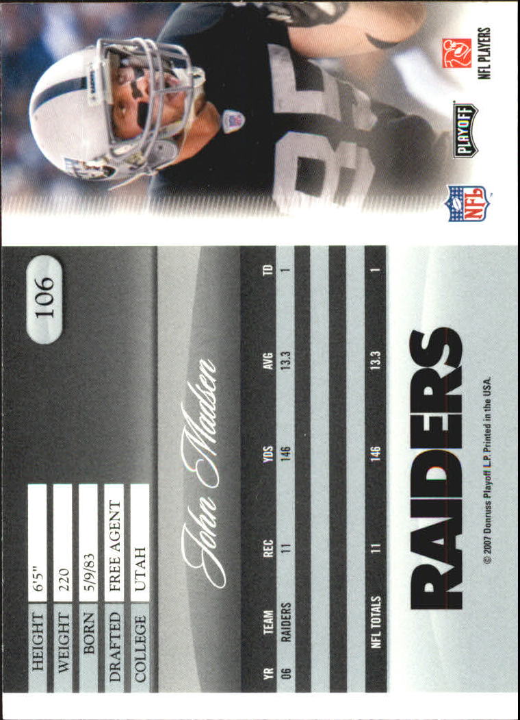 A2071- 2007 Playoff Prestige FB #s 1-250 +Rookies -You Pick- 15+ FREE US SHIP - Picture 149 of 471