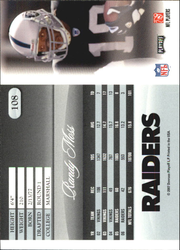 A2071- 2007 Playoff Prestige FB #s 1-250 +Rookies -You Pick- 15+ FREE US SHIP - Picture 267 of 471