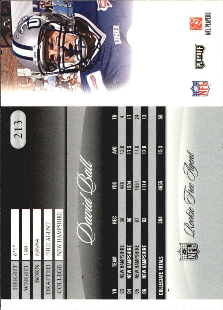 A2071- 2007 Playoff Prestige FB #s 1-250 +Rookies -You Pick- 15+ FREE US SHIP - Picture 375 of 471