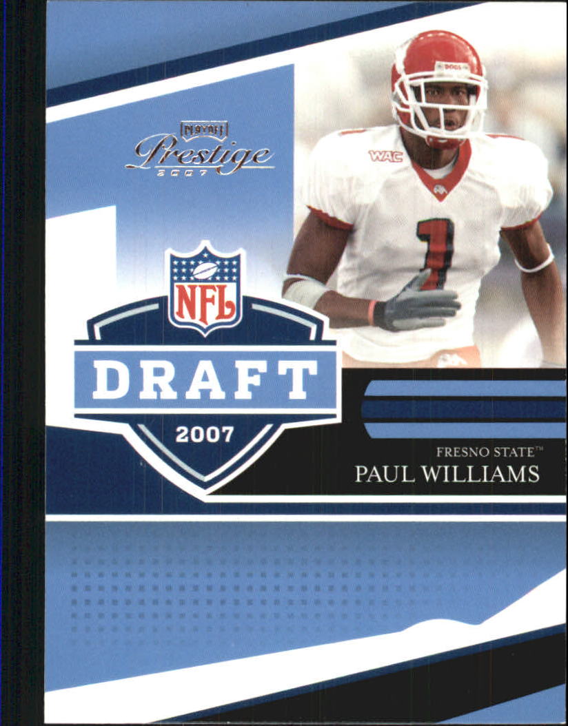 2007 Playoff Prestige NFL Draft #39 Paul Williams