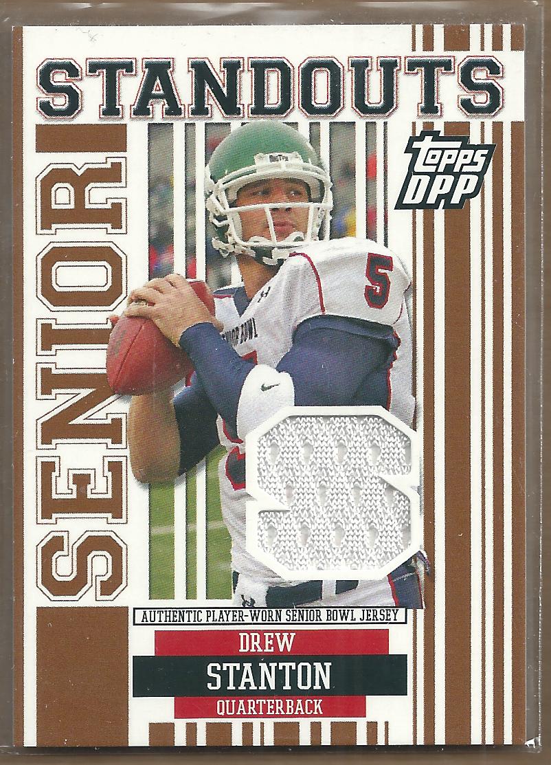 2007 Topps Draft Picks and Prospects Senior Standout Jersey #DS Drew Stanton