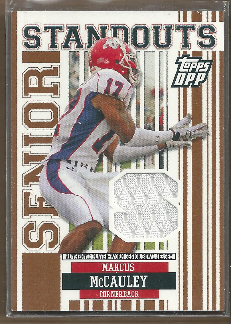 2007 Topps Draft Picks and Prospects Senior Standout Jersey #MM Marcus McCauley