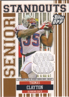 2007 Topps Draft Picks and Prospects Senior Standout Jersey #TCL Thomas Clayton