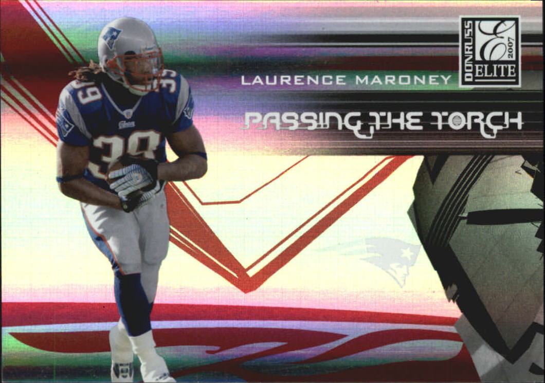 2007 Donruss Elite Passing the Torch Red #12 Laurence Maroney