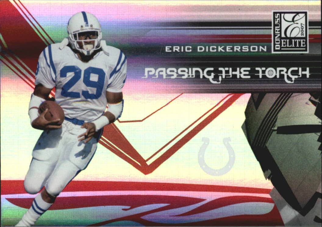 2007 Donruss Elite Passing the Torch Red #15 Eric Dickerson