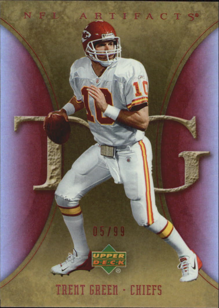 2007 Artifacts Red #51 Trent Green