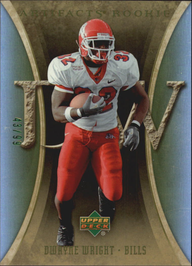 2007 Artifacts Green #119 Dwayne Wright
