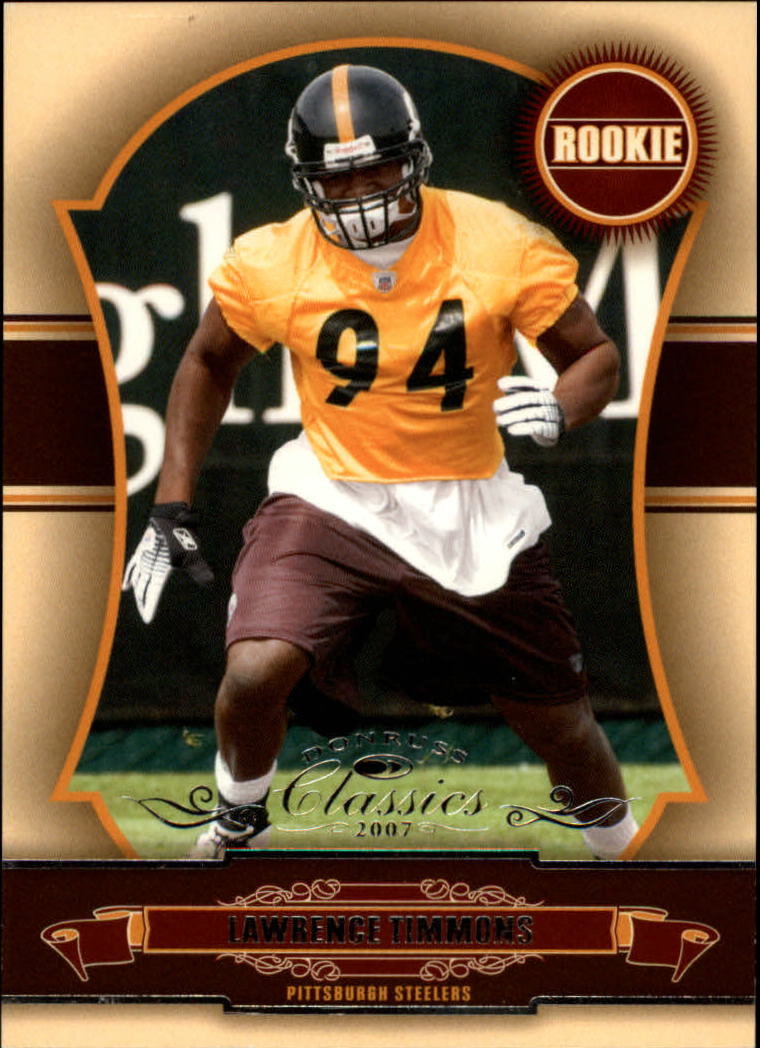 2007 Donruss Classics #208 Lawrence Timmons/1499 RC