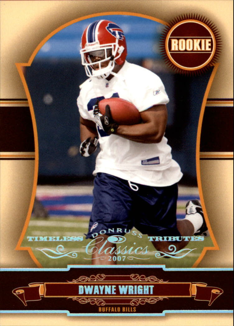 2007 Donruss Classics Timeless Tributes Silver #255 Dwayne Wright