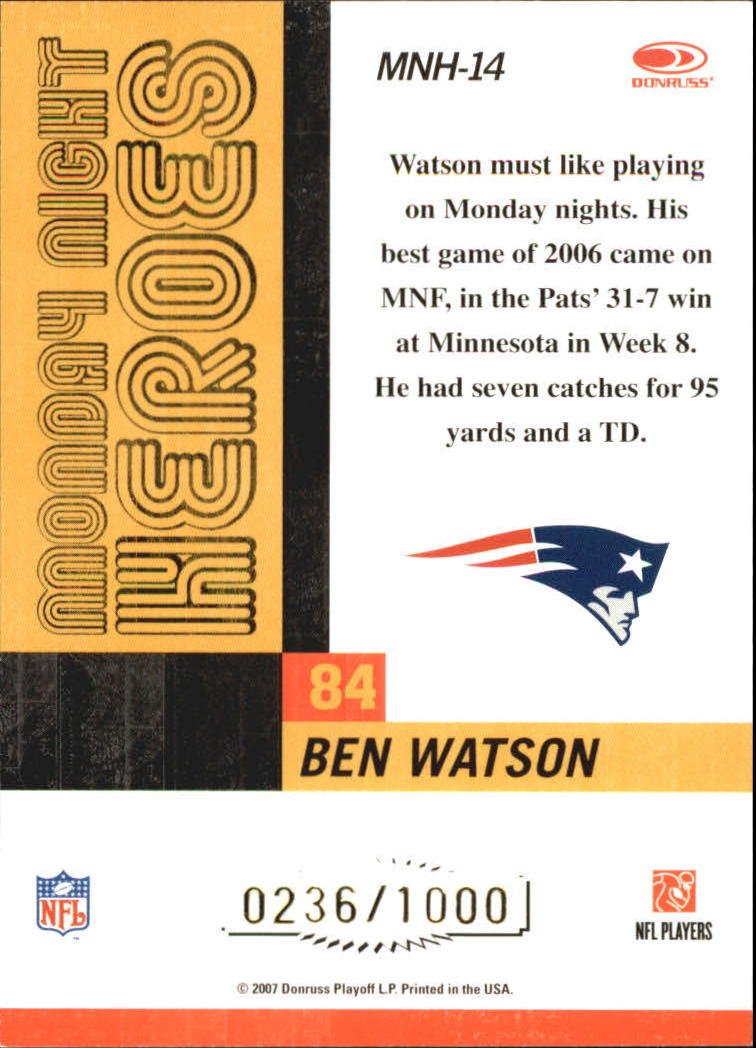 B3827- 2007 Donruss Classics FB #s 1-100 +Inserts -You Pick- 15+ FREE US SHIP - Picture 255 of 279