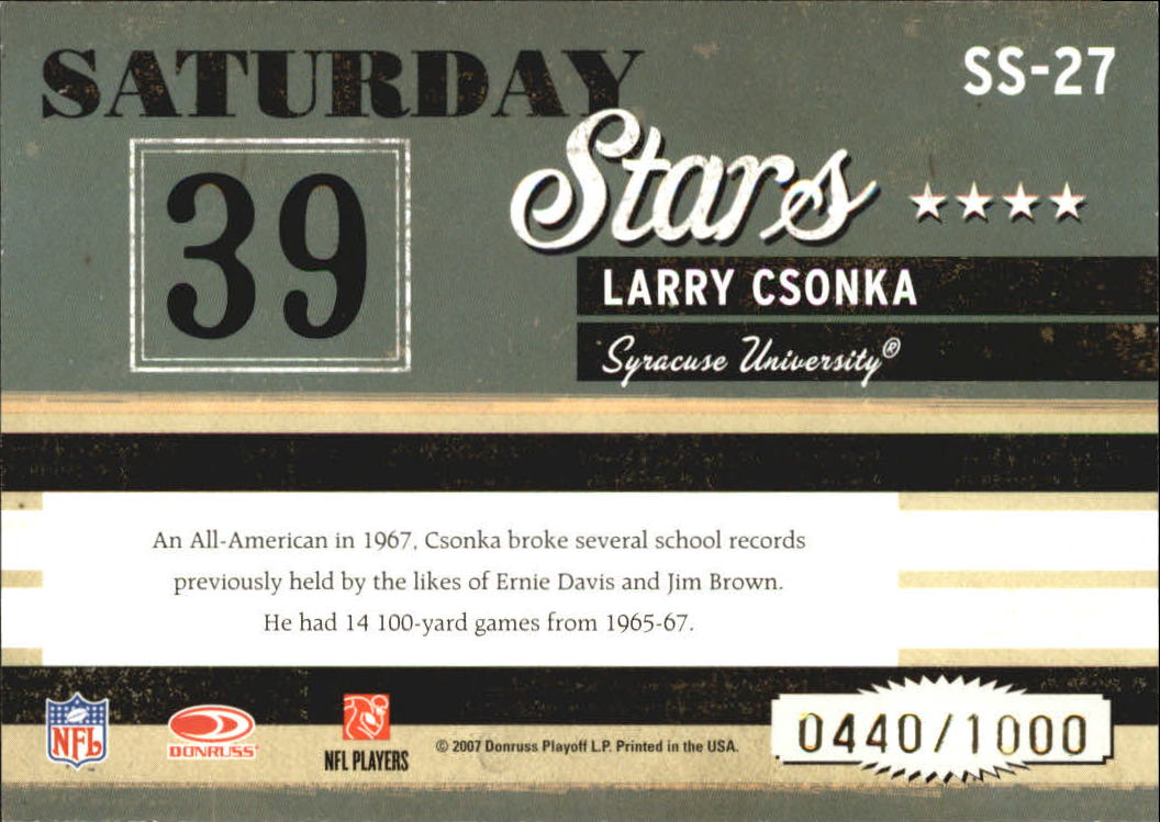B3827- 2007 Donruss Classics FB #s 1-100 +Inserts -You Pick- 15+ FREE US SHIP - Picture 261 of 279