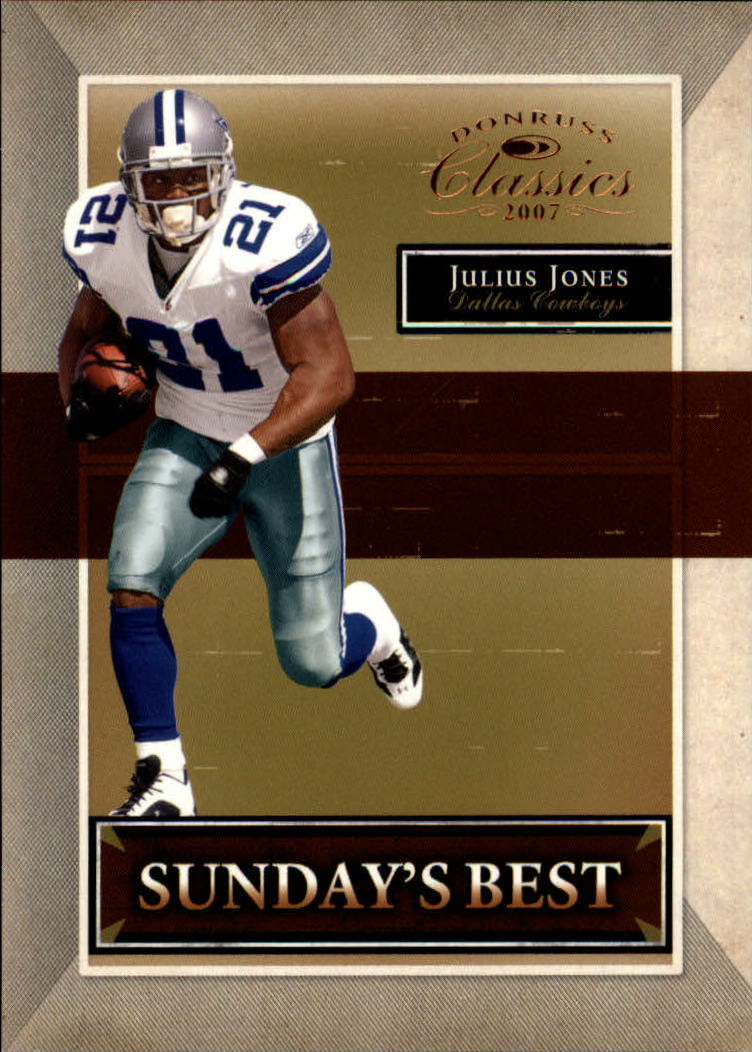 2007 Donruss Classics Sunday's Best Bronze #34 Julius Jones
