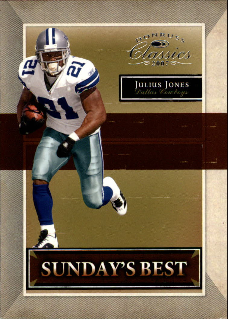 2007 Donruss Classics Sunday's Best Silver #34 Julius Jones