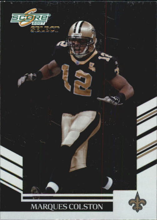 2007 SCORE MARQUES COLSTON NEW ORLEANS SAINTS #90