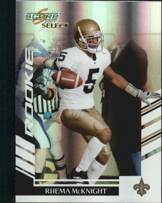 2007 Select #362 Rhema McKnight RC