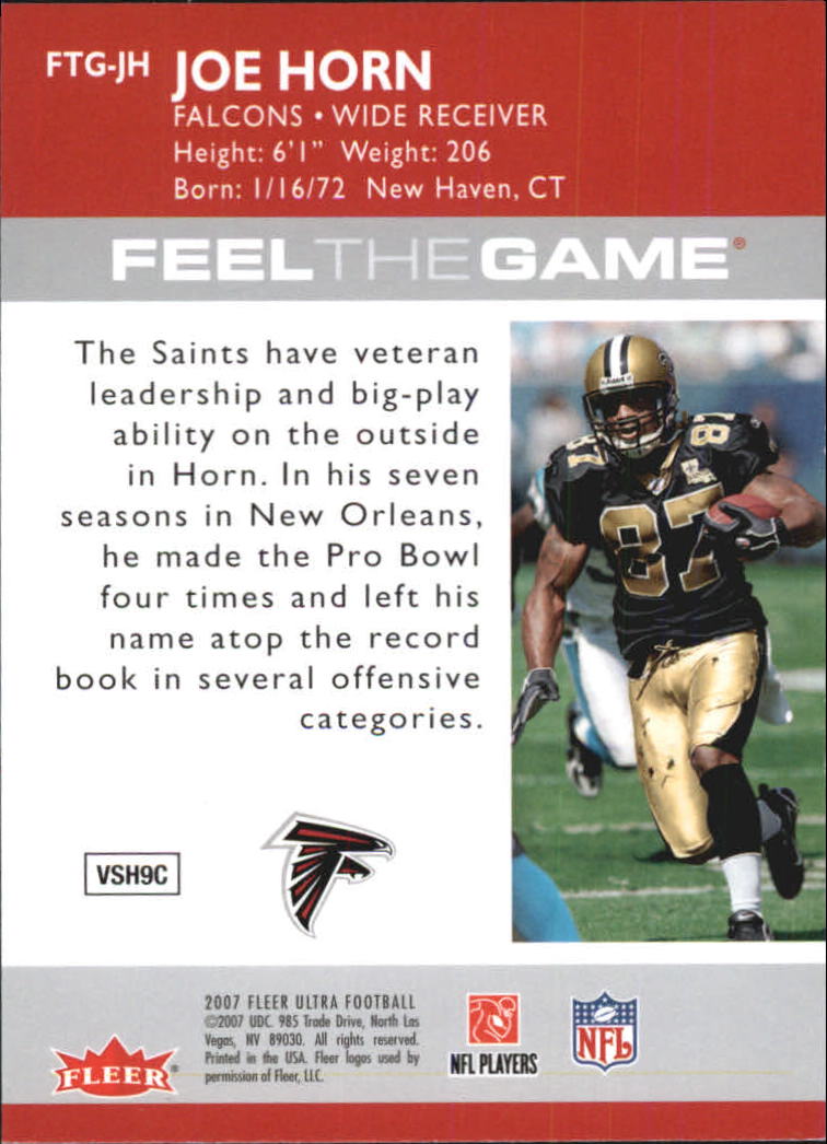 2007 Ultra (Fleer) Football "Insert and Jersey" Cards - Picture 7 of 50