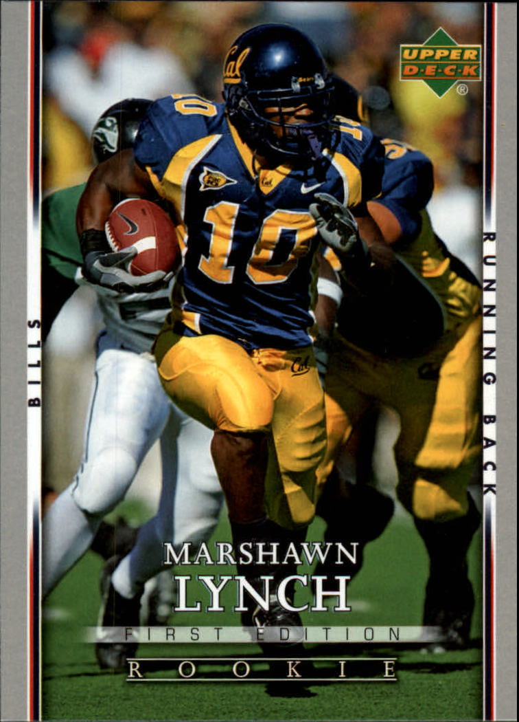 2007 Sage HIT 24 Marshawn Lynch - Buffalo Bills RC ( Cal-RB ) NFL Rookie  Trading Card at 's Sports Collectibles Store