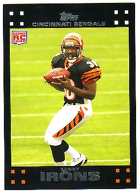 2007 Topps #305 Kenny Irons RC