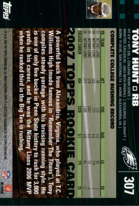 2007 Topps Football (Pick Card From List 288-439) C20 11-24 - Picture 37 of 291