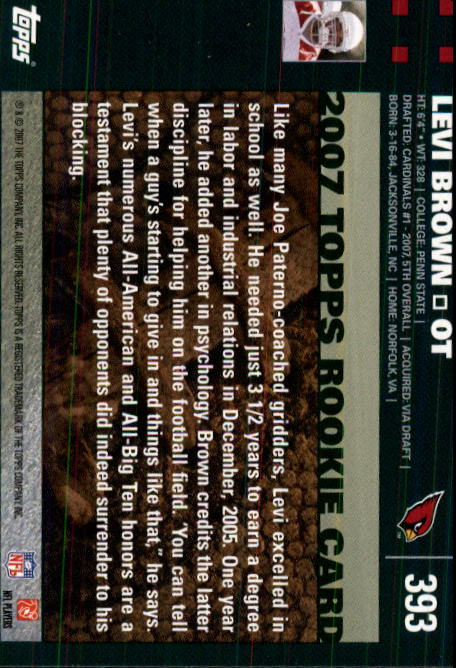 2007 Topps Football (Pick Card From List 288-439) C20 11-24 - Picture 201 of 291
