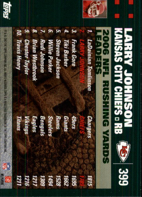 2007 Topps Football (Pick Card From List 288-439) C20 11-24 - Picture 213 of 291