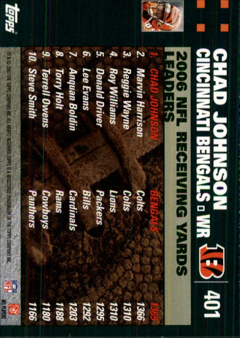 2007 Topps Football (Pick Card From List 288-439) C20 11-24 - Picture 217 of 291