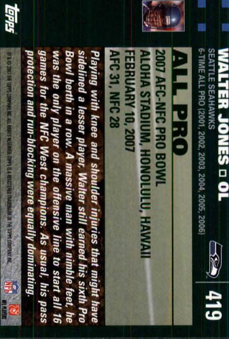 2007 Topps Football (Pick Card From List 288-439) C20 11-24 - Picture 253 of 291