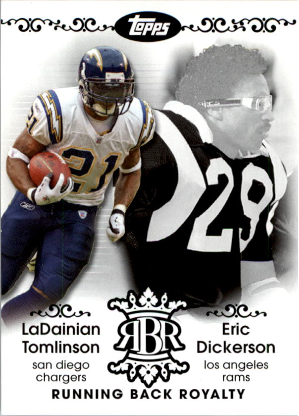 Ladainian Tomlinson football card (San Diego Chargers) 2008 Topps