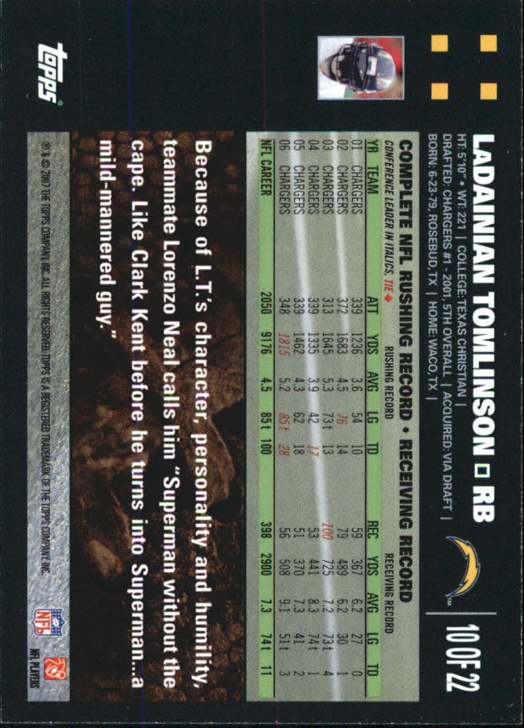 2007 Topps Turn Back the Clock Football - Choose Your Card - Picture 21 of 42