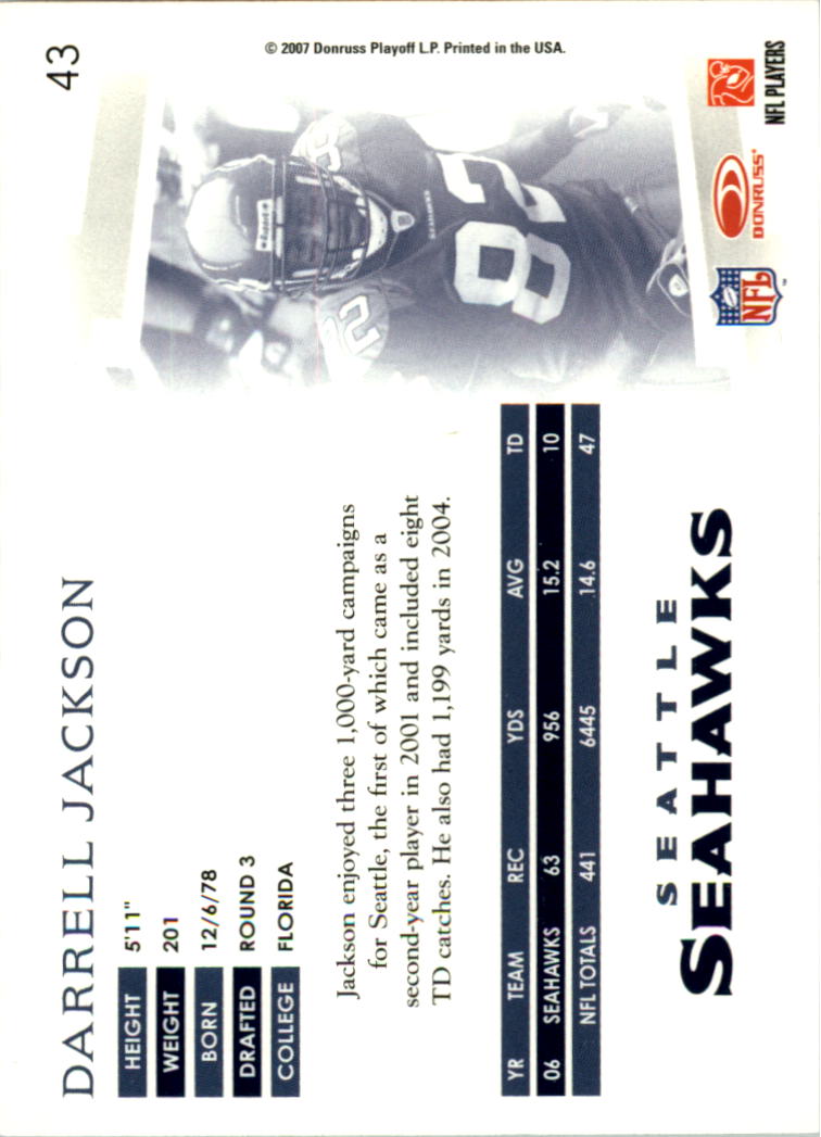 A0654- 2007 Donruss Threads FB #s 1-225 +Inserts -You Pick- 15+ FREE US SHIP - Picture 51 of 289