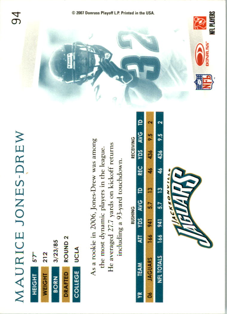 A0654- 2007 Donruss Threads FB #s 1-225 +Inserts -You Pick- 15+ FREE US SHIP - Picture 112 of 289
