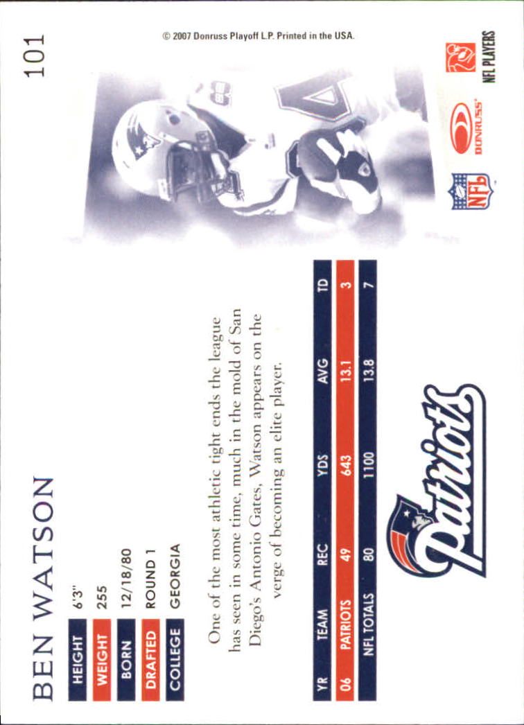A0654- 2007 Donruss Threads FB #s 1-225 +Inserts -You Pick- 15+ FREE US SHIP - Picture 120 of 289