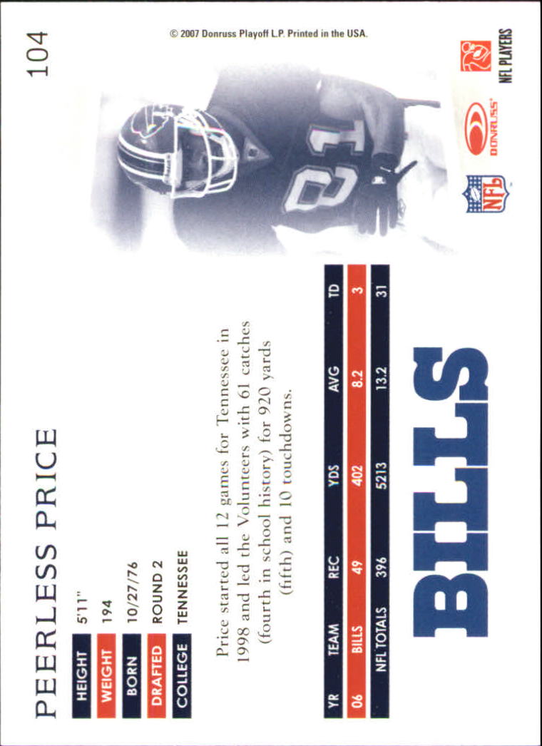 A0654- 2007 Donruss Threads FB #s 1-225 +Inserts -You Pick- 15+ FREE US SHIP - Picture 126 of 289